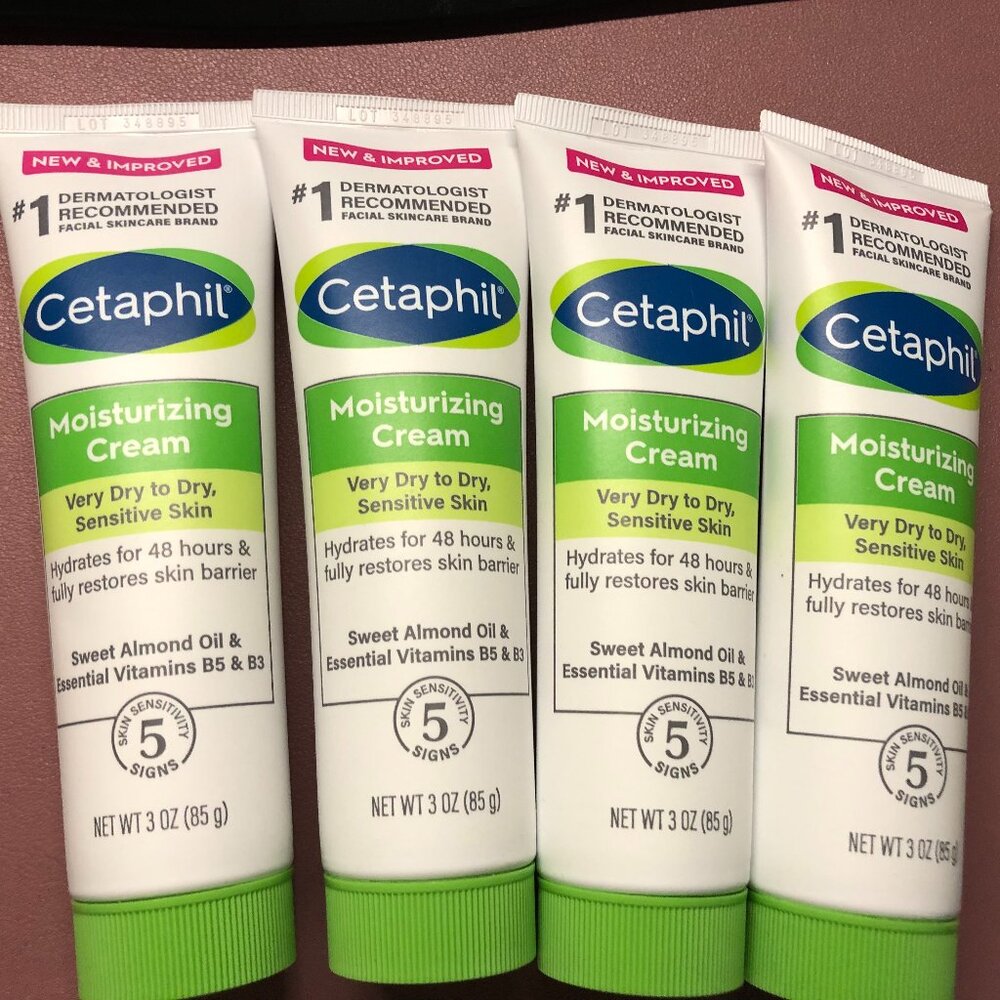 4 - Cetaphil Moisturizing Cream, 3 oz
